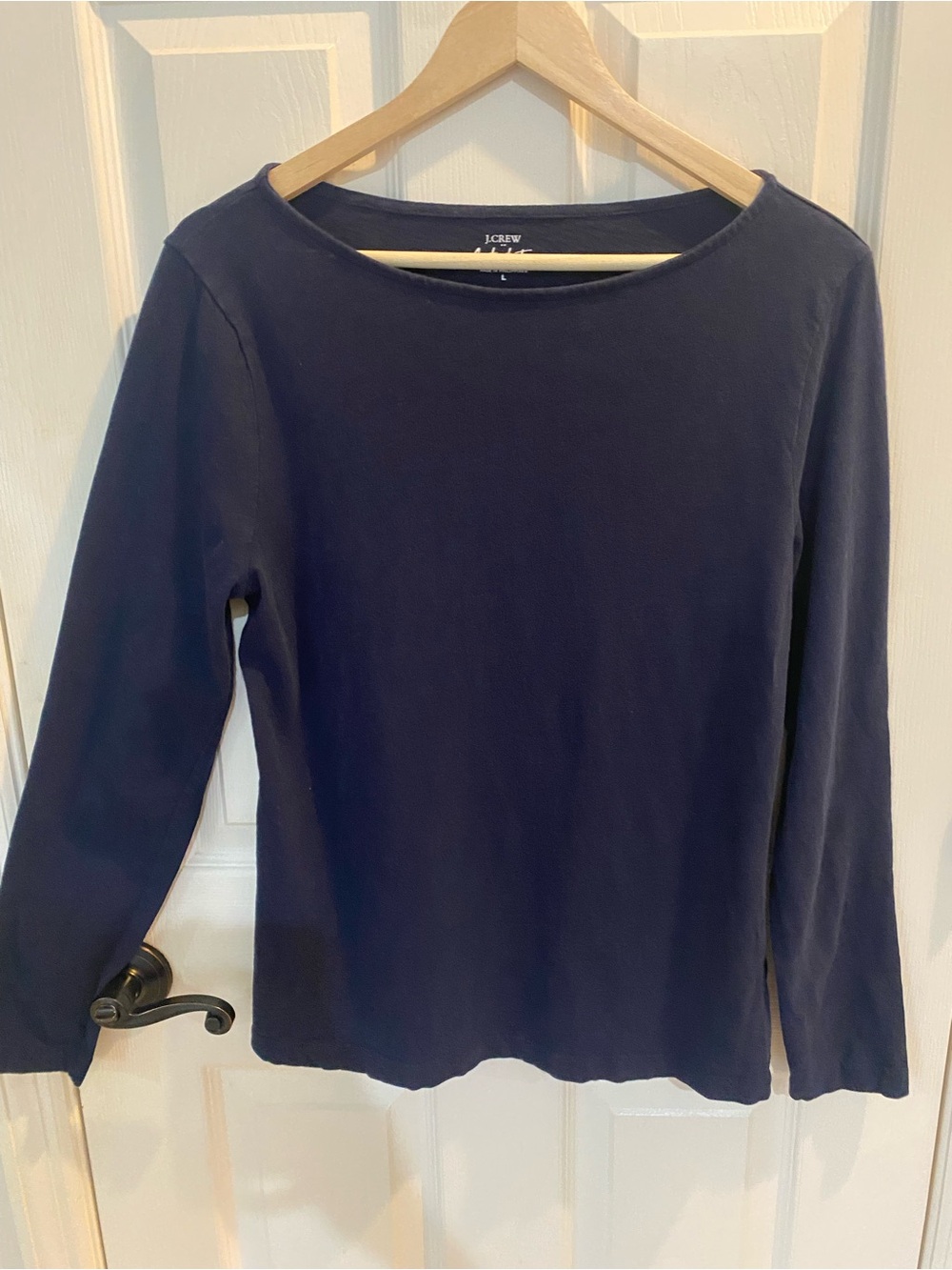 J. Crew Women's Artist tee in Navy